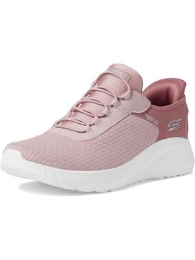 Women's Blush Closed Toe Flat Squad Chaos Athletic Mesh Walking Sneaker